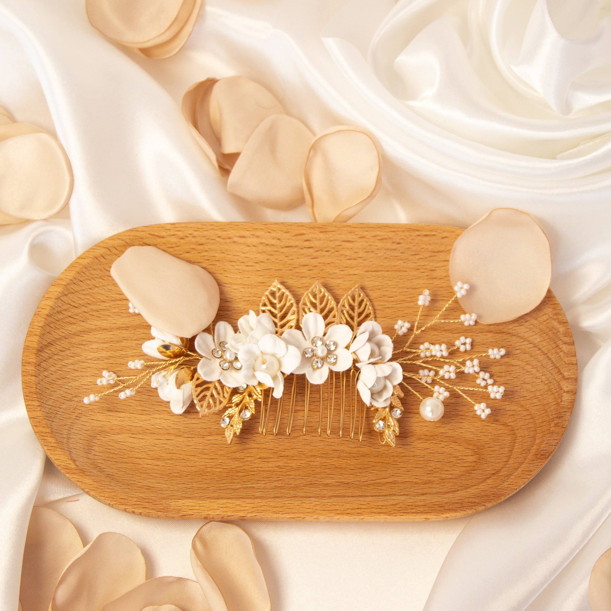 Tocados Rose Gold 'Jardín Secreto'